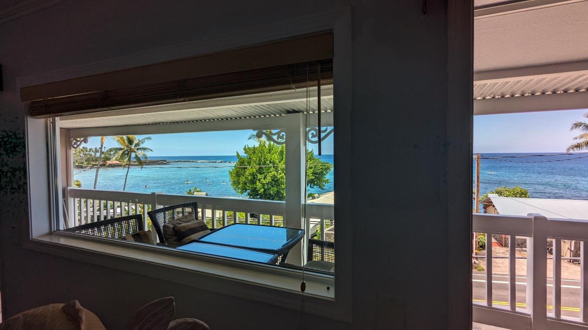 Seaspray Oceanview Apartment Кайлуа Кона Екстериор снимка